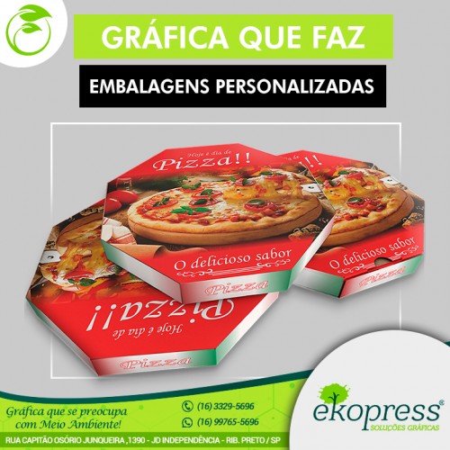 Gráfica que faz embalagens personalizadas!