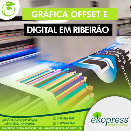 GRÁFICA OFFSET E DIGITAL EM RIBEIRÃO!