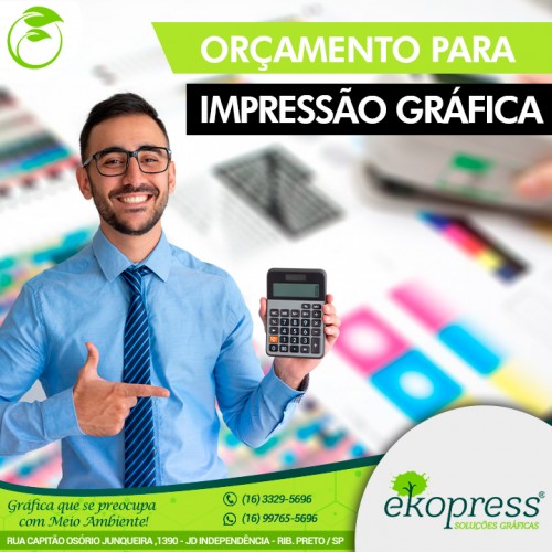 Orçamento para Impressão Gráfica