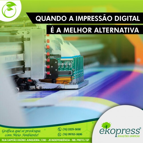 Quando a impressão digital é a melhor alternativa