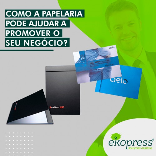 Como a papelaria pode ajudar a promover o seu negócio?