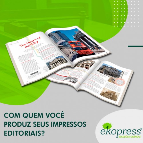 Com quem você produz seus impressos editoriais?