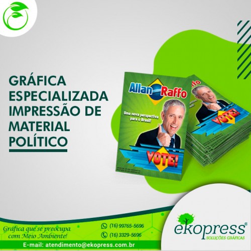 Gráfica Especializada Impressão de Material Político