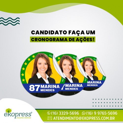 Candidato faça um cronograma de ações!