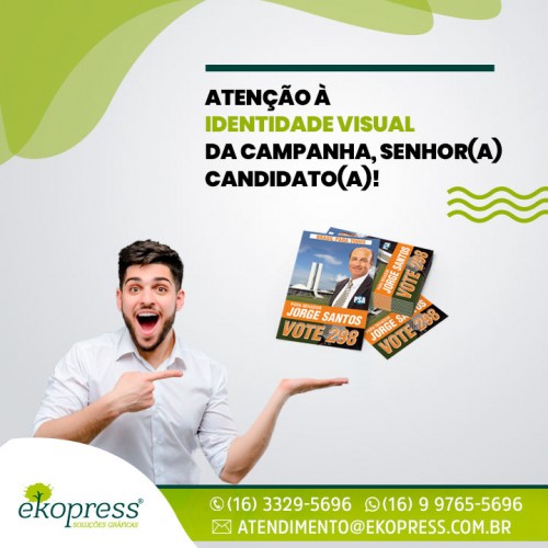 Atenção à identidade visual da campanha, senhor(a) candidato(a)