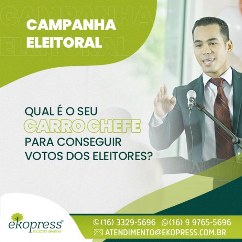 Qual é o carro chefe da sua campanha para conseguir os votos dos eleitores?