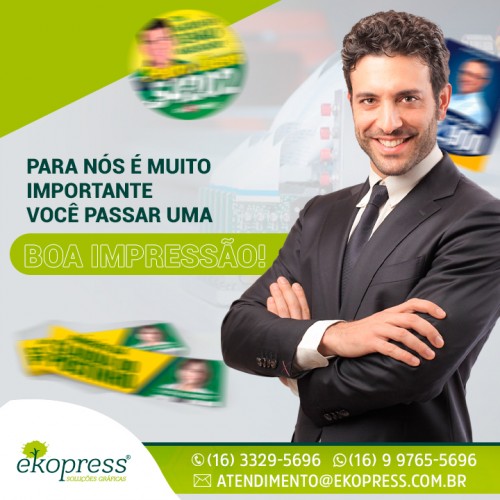 Para nós é muito importante você passar uma boa impressão!