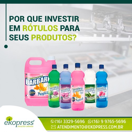 Por que investir  em rótulos para  seus produtos?