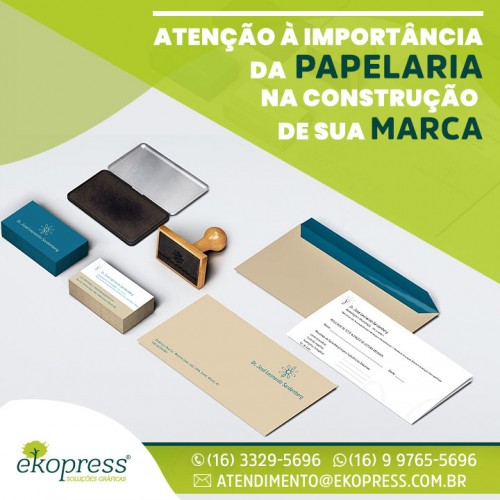 Atenção à importância da papelaria na construção de sua marca