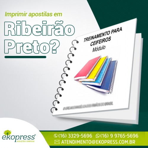 Imprimir apostilas em Ribeirão Preto?