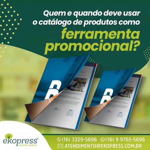 Quem e quando deve usar o catálogo de produtos como ferramenta promocional?