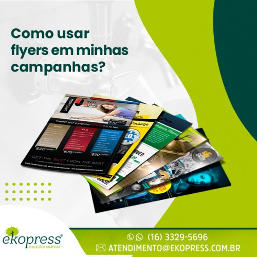 Como usar flyers em minhas campanhas?