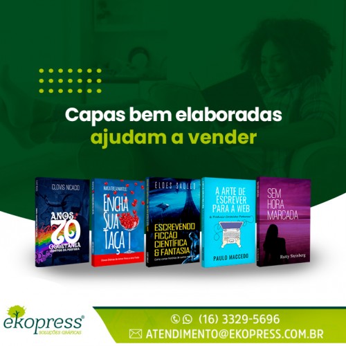 Capas bem elaboradas ajudam a vender