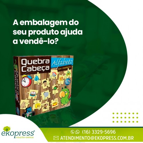 A embalagem do seu produto ajuda a vendê-lo?