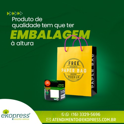 Produto de qualidade tem que ter embalagem à altura