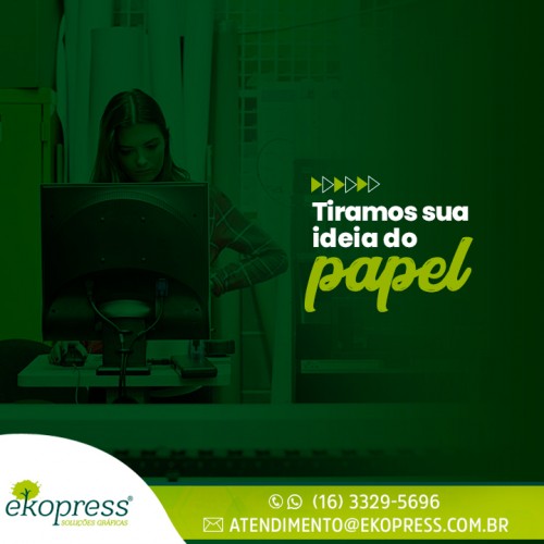 Tiramos sua ideia do papel