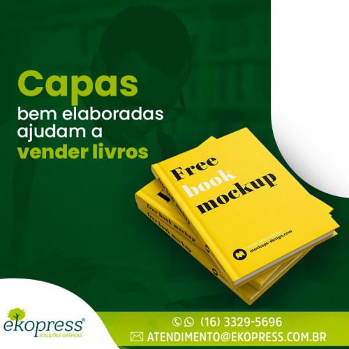 Capas bem elaboradas ajudam a vender livros