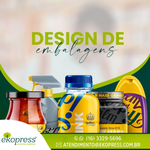 Design e embalagens