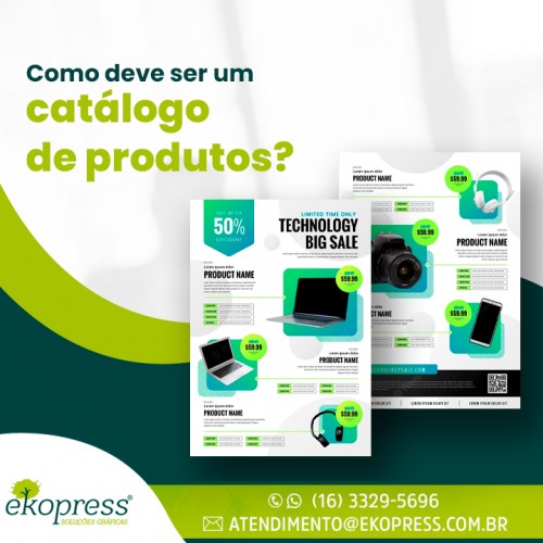 Como deve ser um catálogo de produtos?