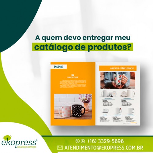 A quem devo entregar meu catálogo de produtos?