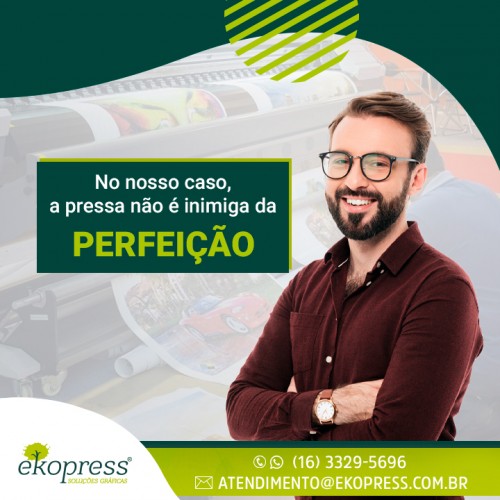 No nosso caso, a pressa não é inimiga da perfeição