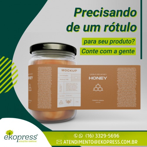 Precisando de um rótulo para seu produto? Conte com a gente