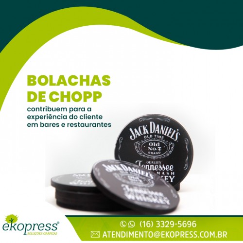 Bolachas de chopp contribuem para a experiência do cliente em bares e restaurantes