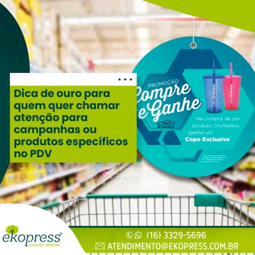 Dica de ouro para quem quer chamar atenção para campanhas ou produtos específicos no PDV