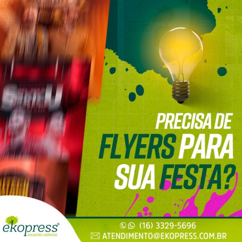 Precisa de flyers para sua festa?