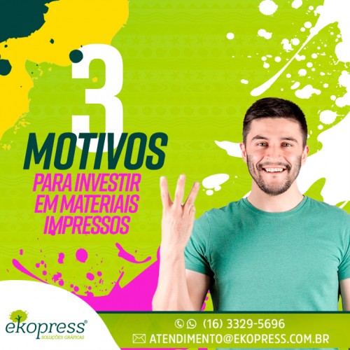 3 motivos para investir em materiais impressos