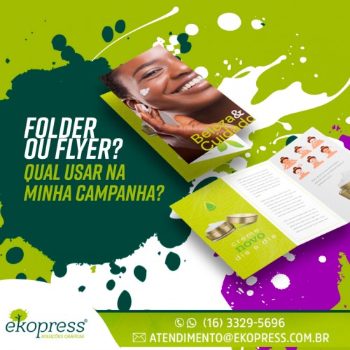 Folder ou flyer? Qual usar na minha campanha?