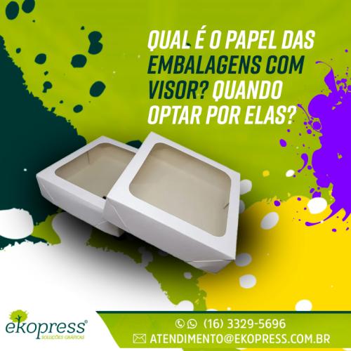 Qual é o papel das embalagens com visor? Quando optar por elas?