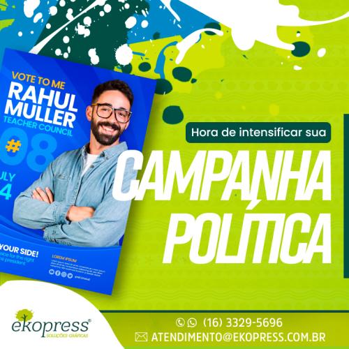 Hora de intensificar sua campanha política